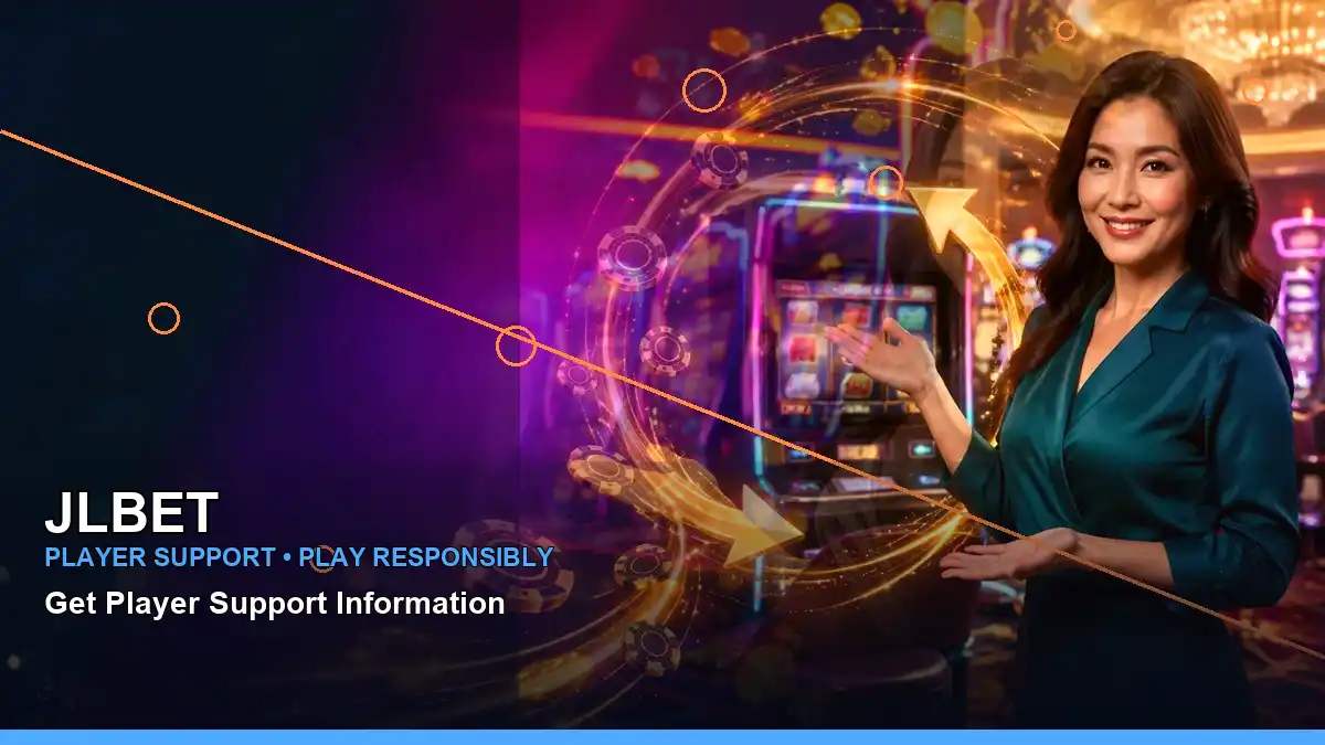 JLBET casino cashback guide with a professional live casino host